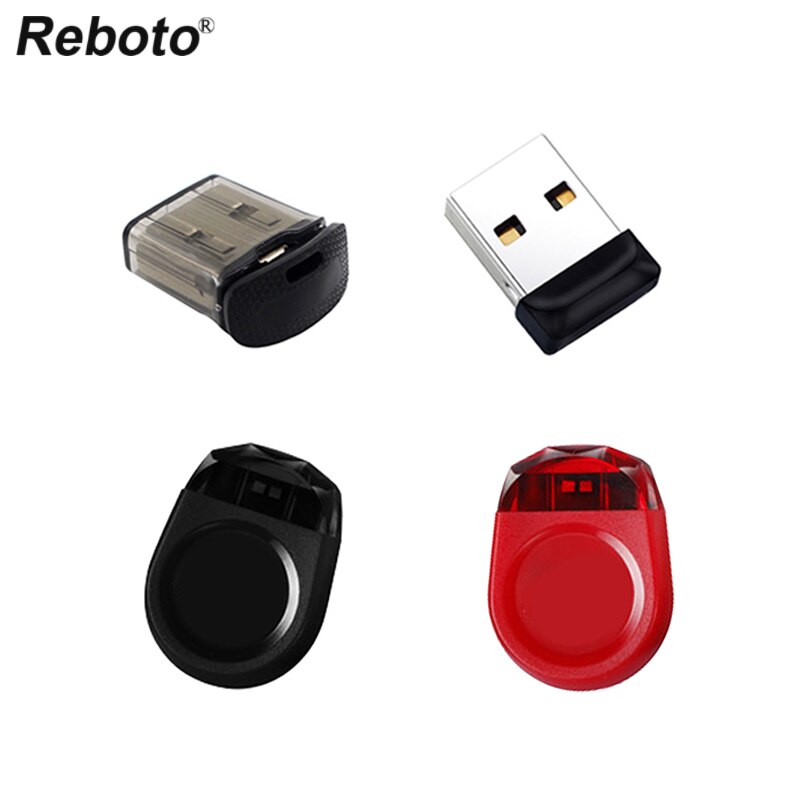 Reboto USB 2.0 8GB 16GB 32GB 64GB super mini nero cle USB flash drive di alta qualità pen drive di memoria del USB del bastone U disk migliore regalo