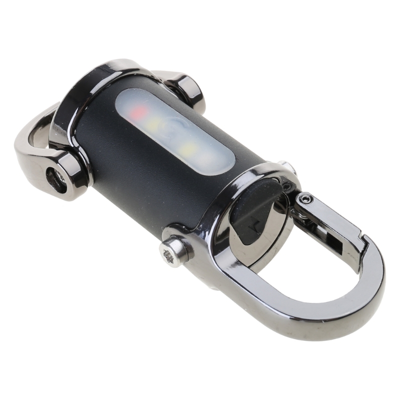 Rechargeable Inspection Light Keychain Flashlight Pendant Keyring Camping Supply 517F