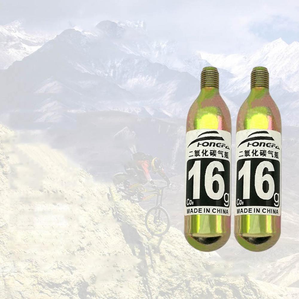 Carbon dioxide 16g thread small cylinder bicycle portable precision forged steel inflatable bottle AP-016G