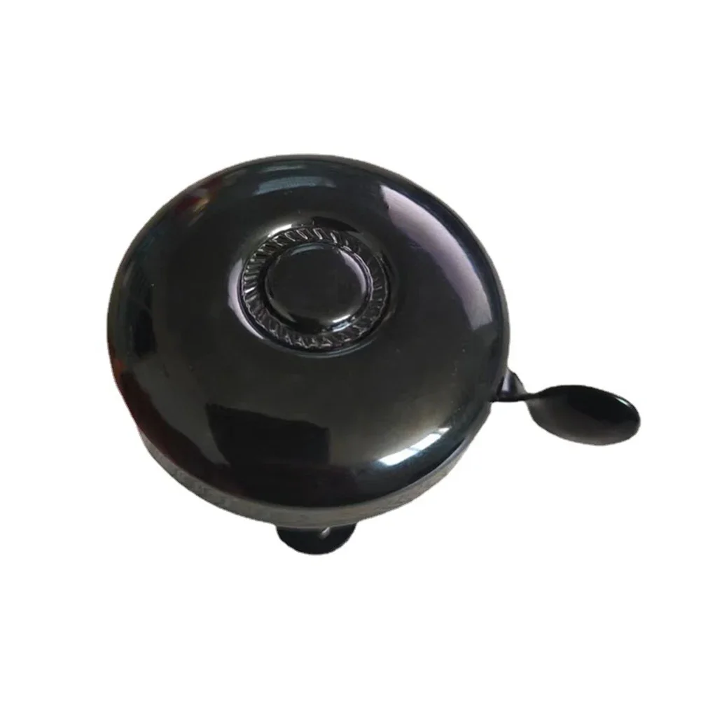 Nueva campana cromada para bicicleta de , accesorios de repuesto prácticos plateados/negros, piezas de bicicletas plegables clásicas Dinger: YELLOW