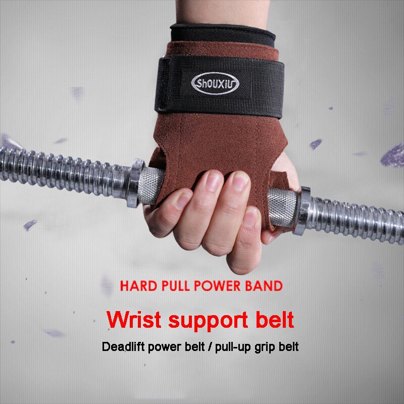 Pull-Ups, Harde Pull, Grip Met Fitness Handschoenen, Mannen Sport Wrist Guard, non-Slip Palm Guard Z40