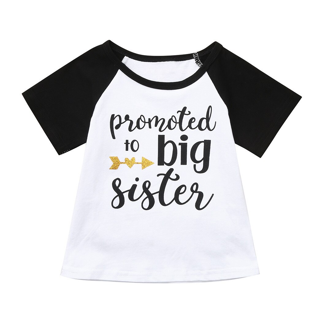 T-shirt manches courtes col rond | Couverture en coton, pour enfants de 1-5 ans, enfants garçons filles: Black / 90
