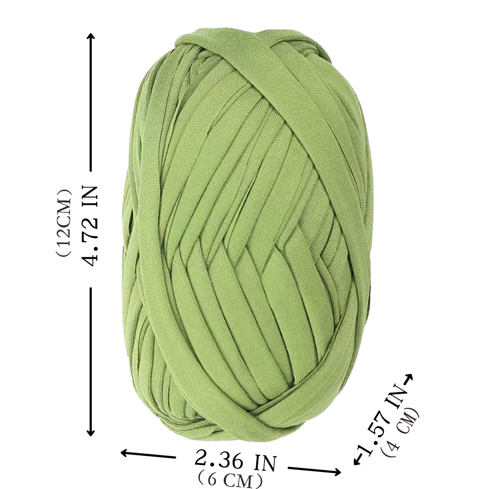 Cinta de ganchillo para tejer a mano, tira de tela gruesa, hilo artesanal, línea de cesta de zapatilla, estera DIY, 4 piezas, 100 g/Pc