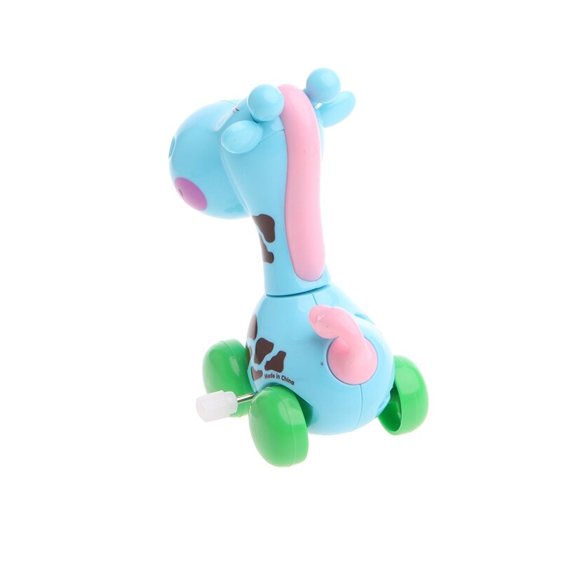 HBB 1PC Cute Cartoon Animals Giraffe Clockwork Wind Up Toys Running