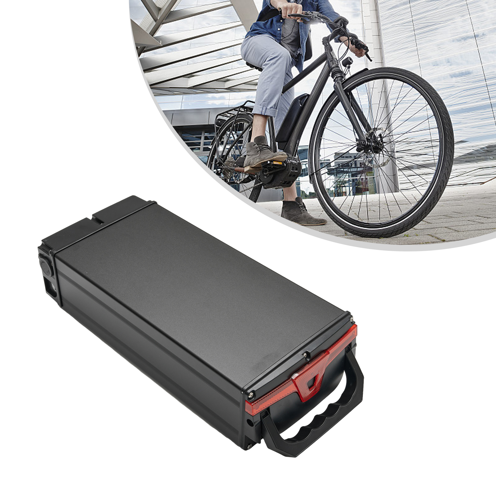 Ebike accubak, batterijhouder voor elektrische fietsen, 186521700 Batterijstandaard, betrouwbaar en stevig