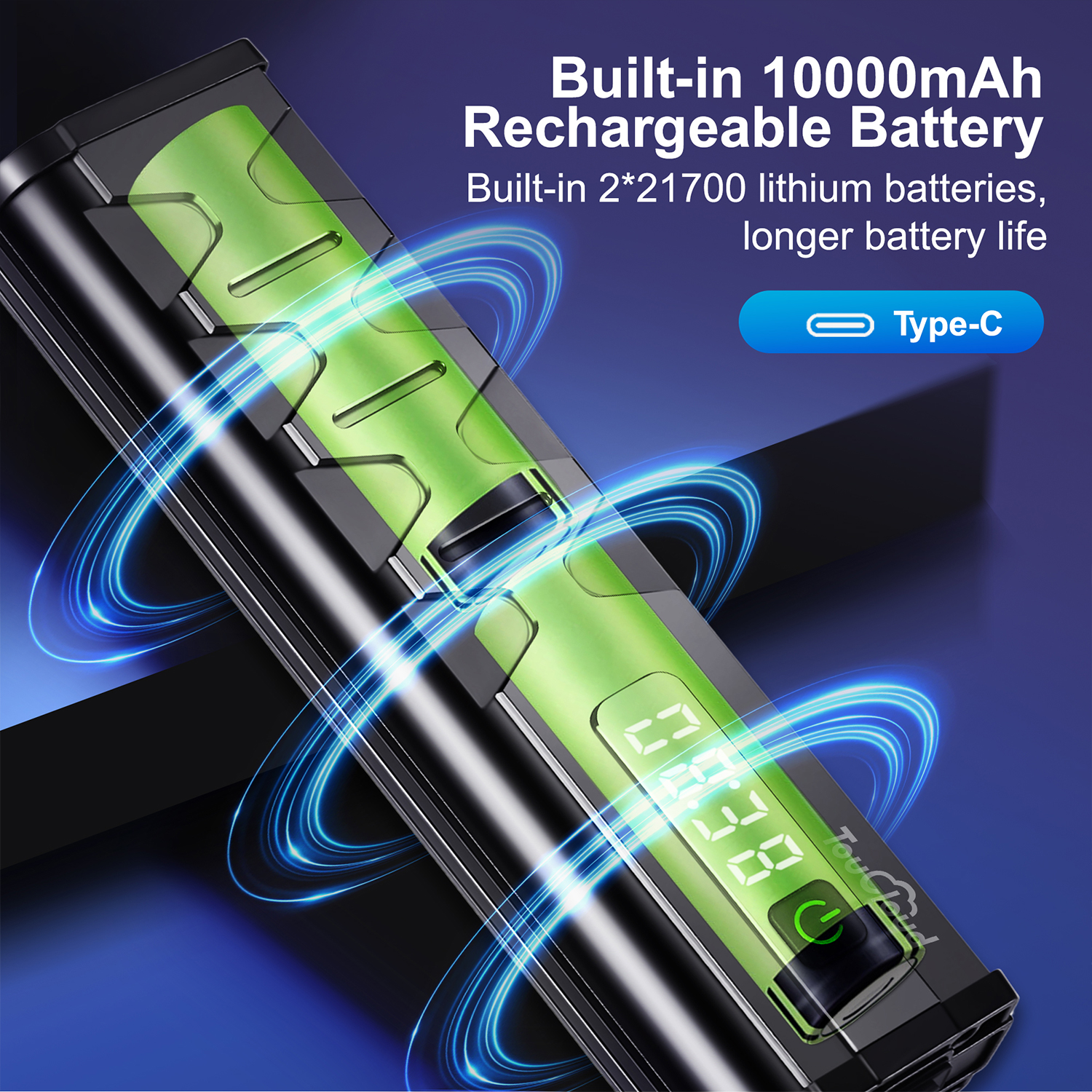 TouCloud Bicycle Light Front 8LEDs Bike Light 10000mAh Power Bank Flashlight USB Charging MTB Road Cycling Lamp Accessories Tail