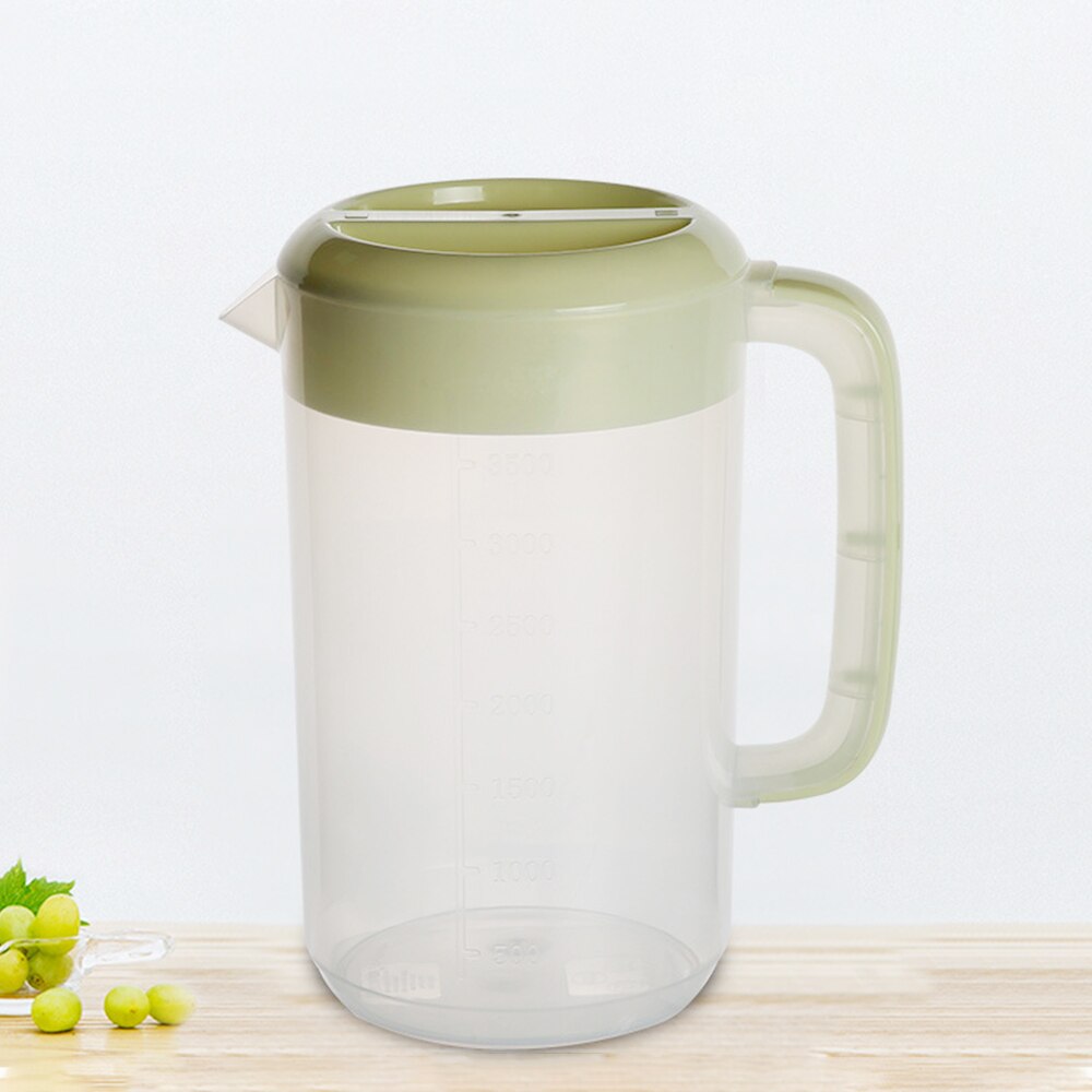 Tea Kettle, Storage Beverage Container Kettle With Handle Heat-resistant Plastic For Cold And Ice Tea And Fruit Drinks