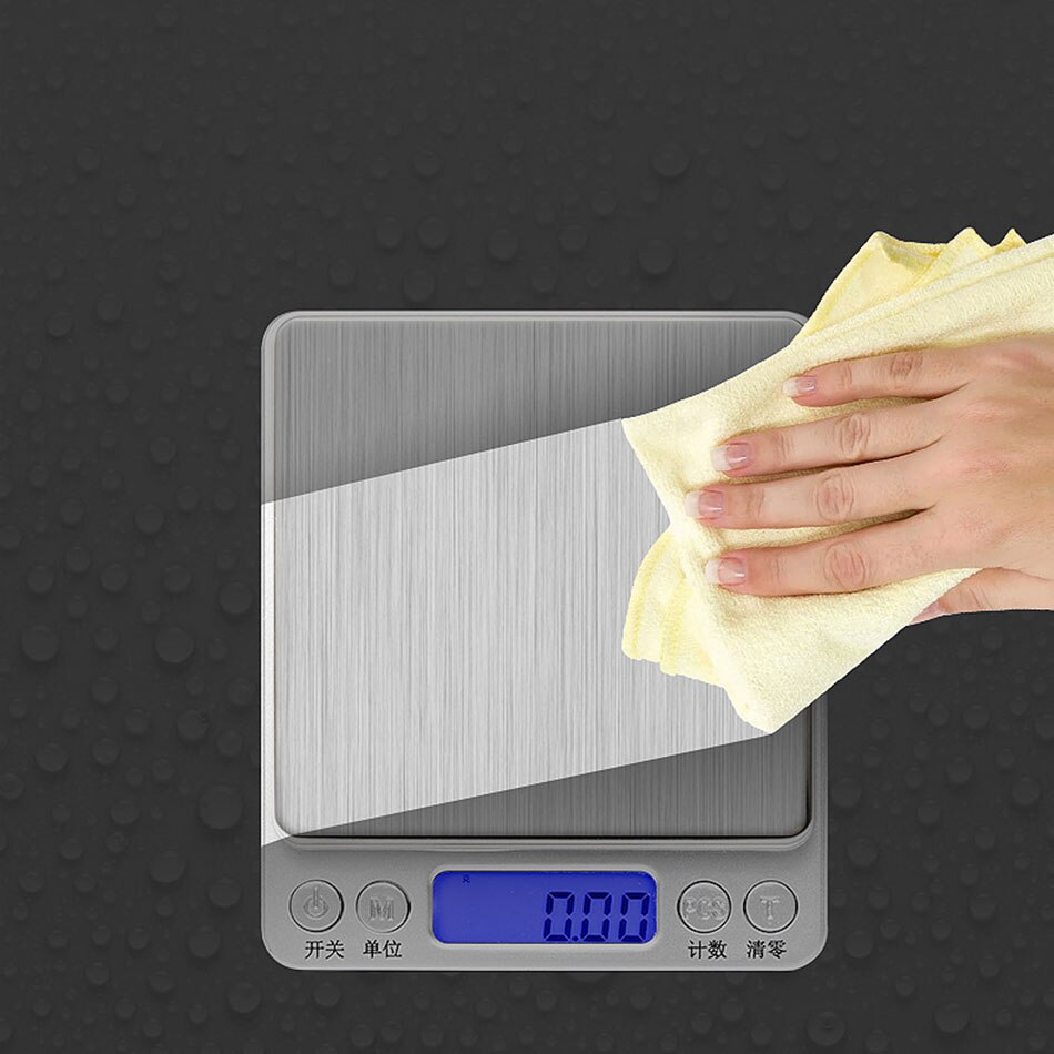 0.01g/0.1g Precision LCD Digital Scales 500g/3000g Mini Electronic Grams Weight Balance Scale for Tea Baking Weighing Scale