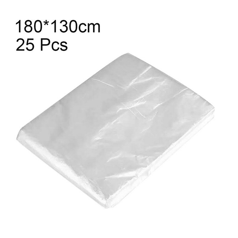 25Pcs Disposable Bathtub Cover Liner Ultra Large Bathtub Liner Health Plastic Bag for Household and Hotel Bath Tubs: 180x130 25Pcs