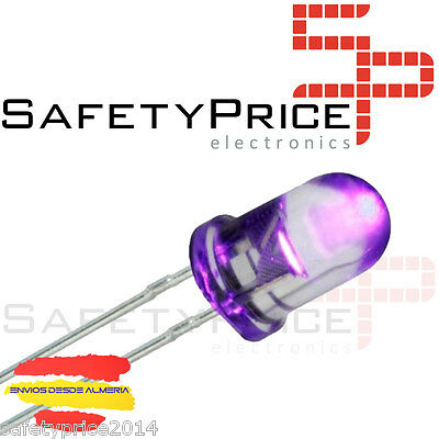 Kit 50 Diodos LED 5mm UV ULTRAVIOLETA Arduino,Electronica INSOLADORA