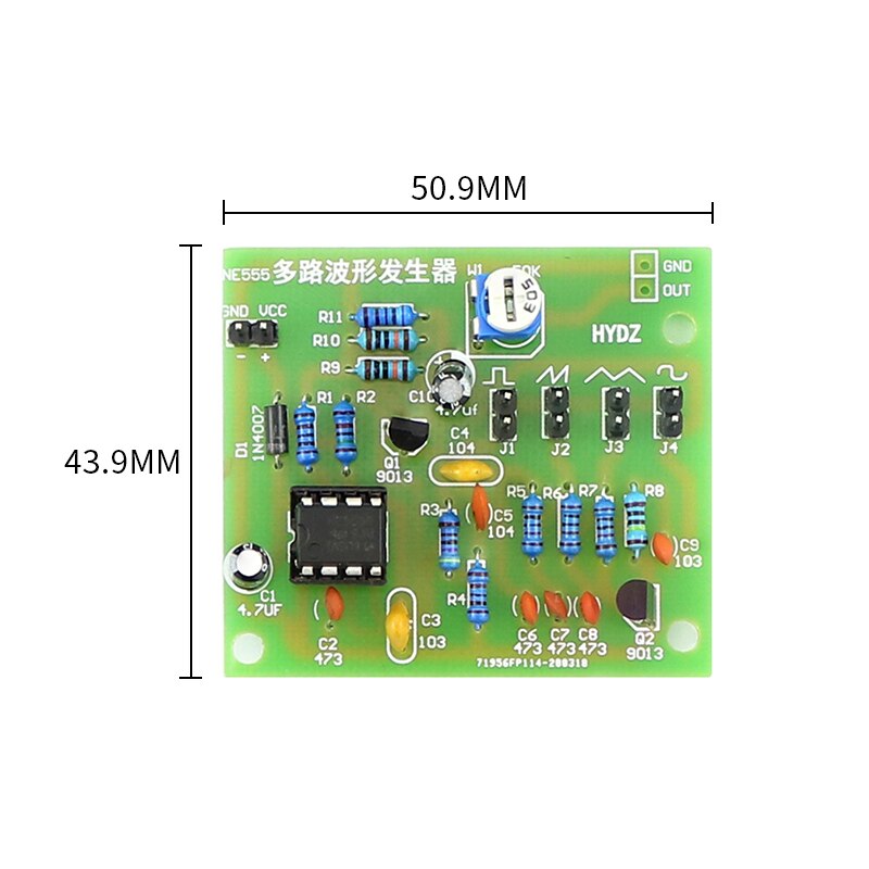 / Generator Generator Module / Generator Multi- Waveform Signal Generator DIY Kit