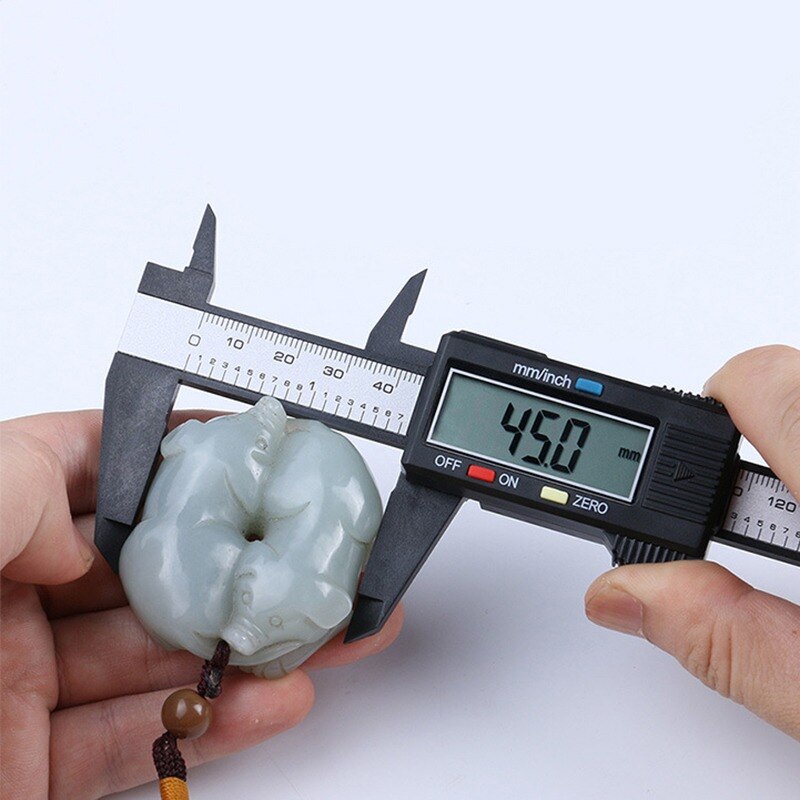 Pied à coulisse électronique en Fiber de carbone, outil de mesure micromètre altimètre 0-150mm LCD 6 pouces
