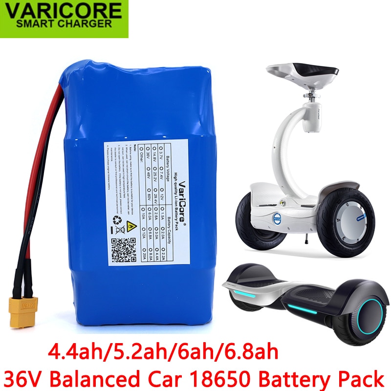 36V 4.4Ah 5.2Ah 6Ah 6.8Ah High Capacity 2 wheel electric scooter self balancing lithium battery pack for Self-balancing Fits