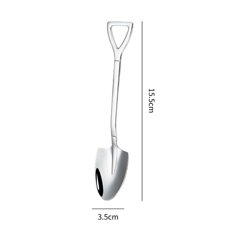 Kreative Eis Schaufel Löffel Edelstahl Einzigartige bilden Nachtisch Eis Löffel Scoop Kaffee Lustige Kawaii Wassermelone Schaufel: 1