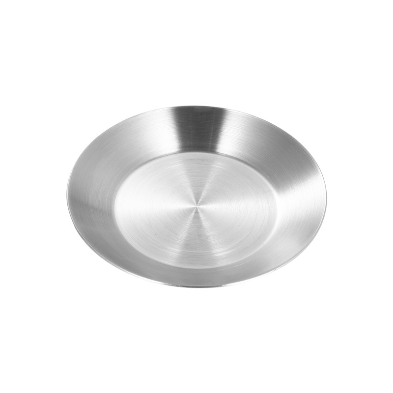 Ronde Gouden Koreaanse Kimchi Schotel Roestvrijstalen Huishoudelijke Snack Sojasaus Pot Kruiden Schotel Keuken Dipsaus Plaat