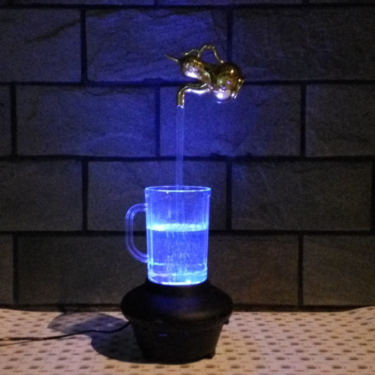 Magische kraanlamp kleurrijke magische kraan persoonlijkheid waterkolomlamp sfeerverlichting led waterkoker