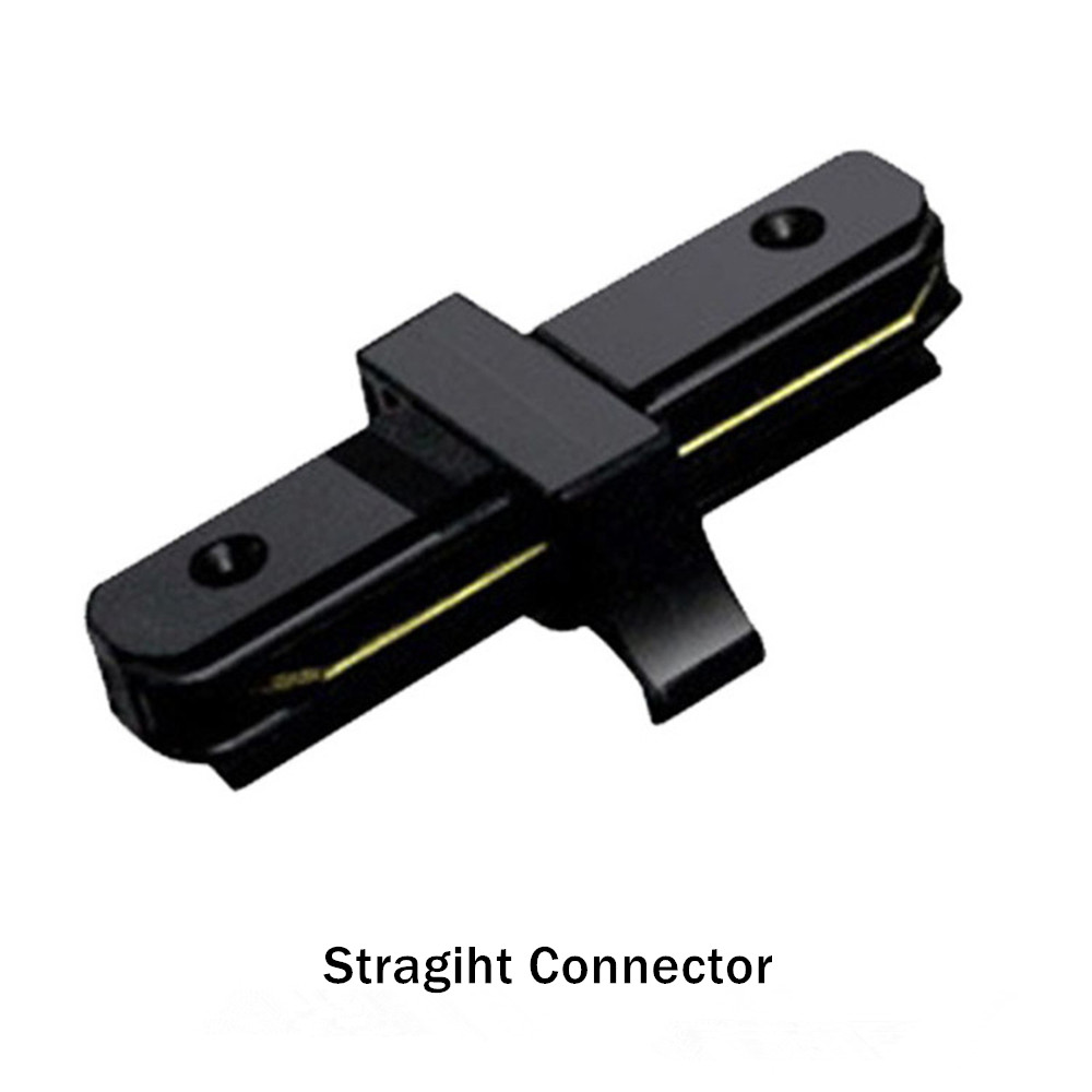 LED-Spur-Stelle Beleuchtung Schiene Spur Streifen 0,5 m 1m Weiß Schwarz 2 Draht Spur 2 Teile/los Schiene Streifen stecker Für Spur Licht führen