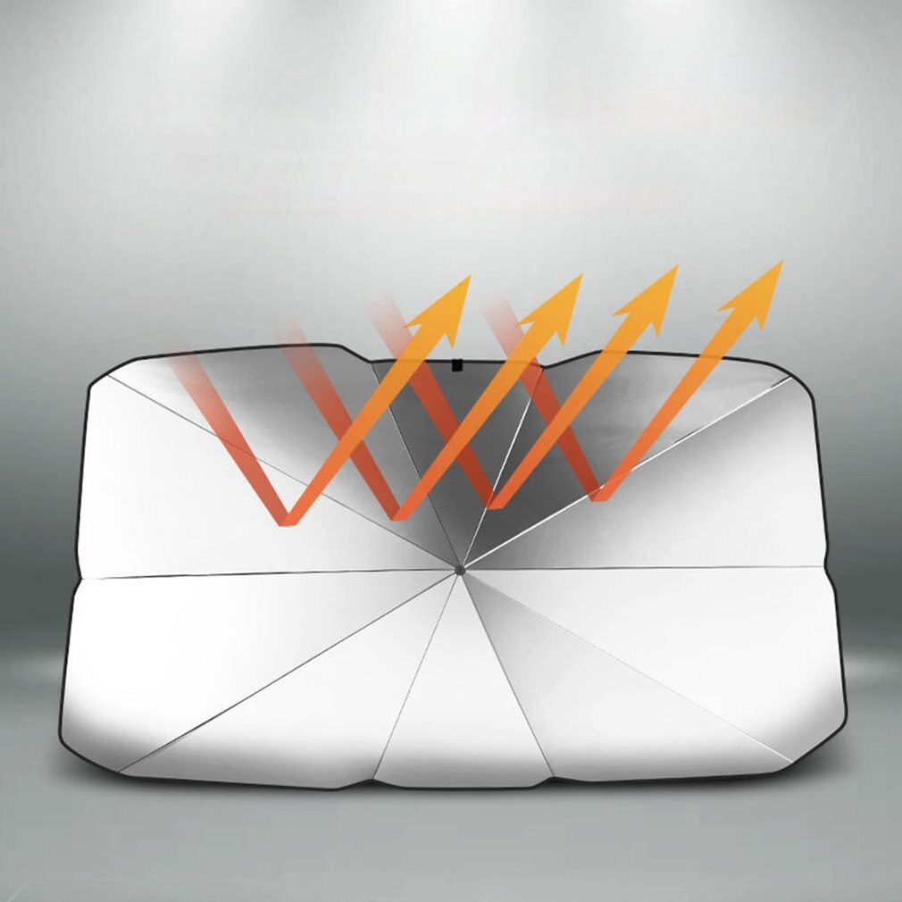 Car Sunshade Interior Front Window Car Sun Shade Cover UV Protector Sun Blind Umbrella SUV Sedan Windshield Accessories