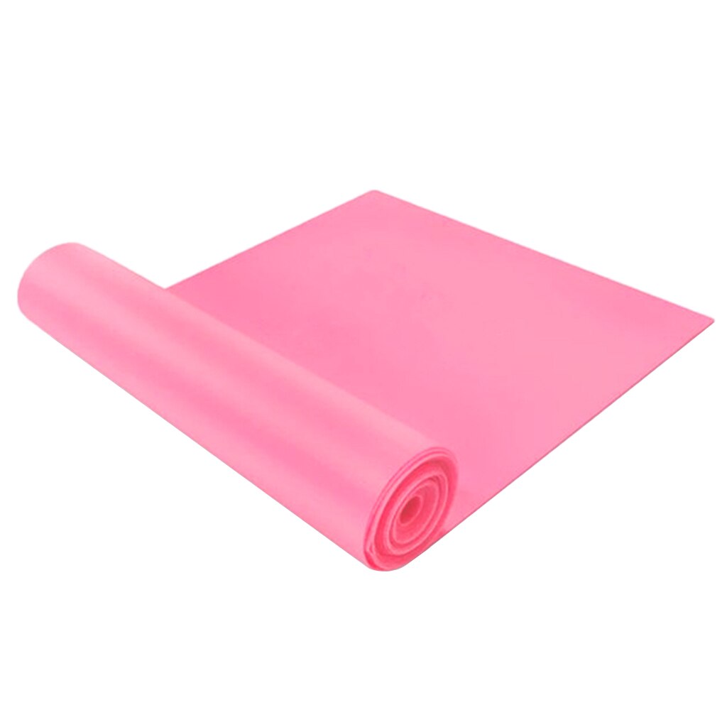Faixas de fitness exercício puxar para cima fitness látex banda ginásio tubo: Pink