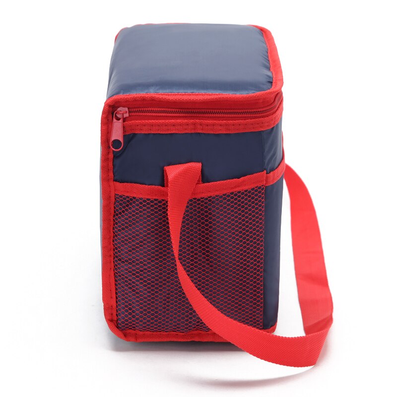 Lancheira térmica isolada 9l, bolsa térmica para piquenique, suporte para gelo, bolsa de ombro com isolamento térmico para carregar bebidas