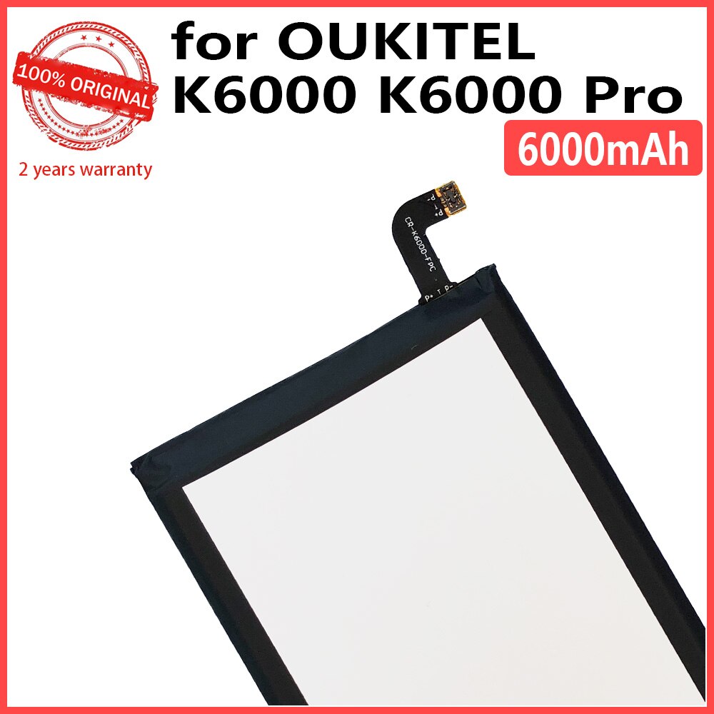 100% Originele 6000Mah Voor Oukitel K6000/ Oukitel K6000 Pro / Ulefone Power/Doogee T6/Doogee T6 pro/Homtom HT6 Batterij