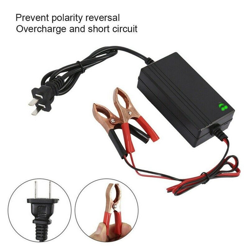 Car Battery Maintainer Charger Tender 12V Portable Auto Trickle Boat Motorcycle US Plug