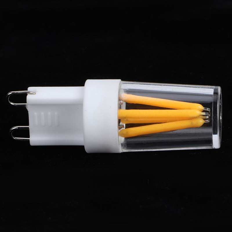 10PCS G9 Base LED Light Bulbs 2W AC110V Bi-Pin Bulb for Chandelier Wall Lamp Home Lighting Warm White Bi‑Pin Base Bulb