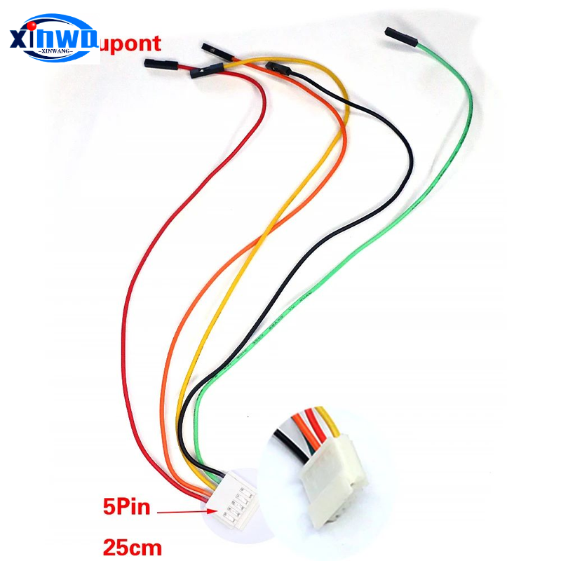 5pins Kabel Adapter Draad Harnas Xh2.54 Dupont Connector Naar Nul Delay Pc Ps Arcade Usb Board Sanwa Joystick Controller