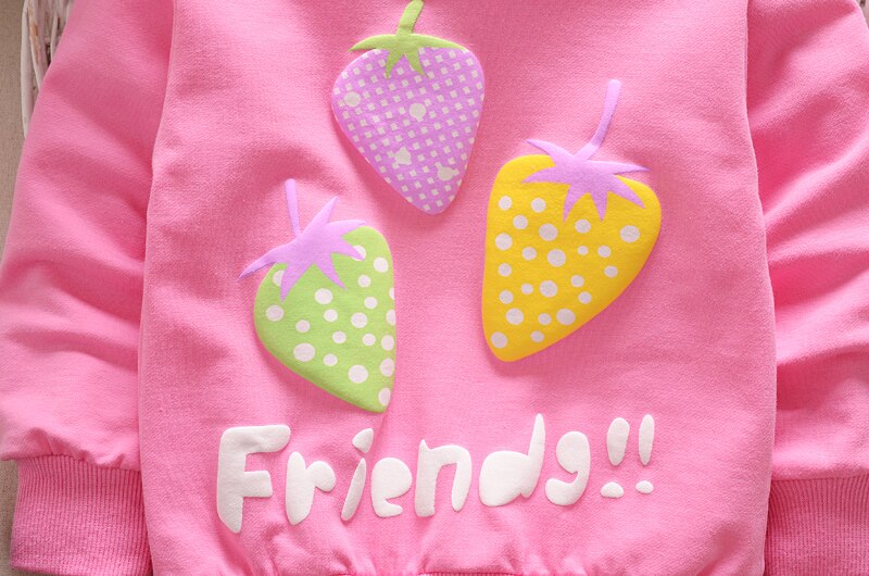 Katoen Lange Mouw Schattige Baby Shirt Meisjes Kids Kinderen Prinses Baby T-shirt Baby Meisje Kleding Lente Herfst