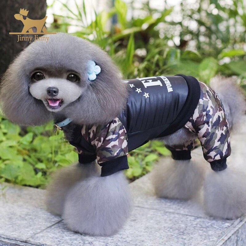 Ropa de camuflaje para perro, suéter resistente al agua para perros pequeños y medianos, Invierno