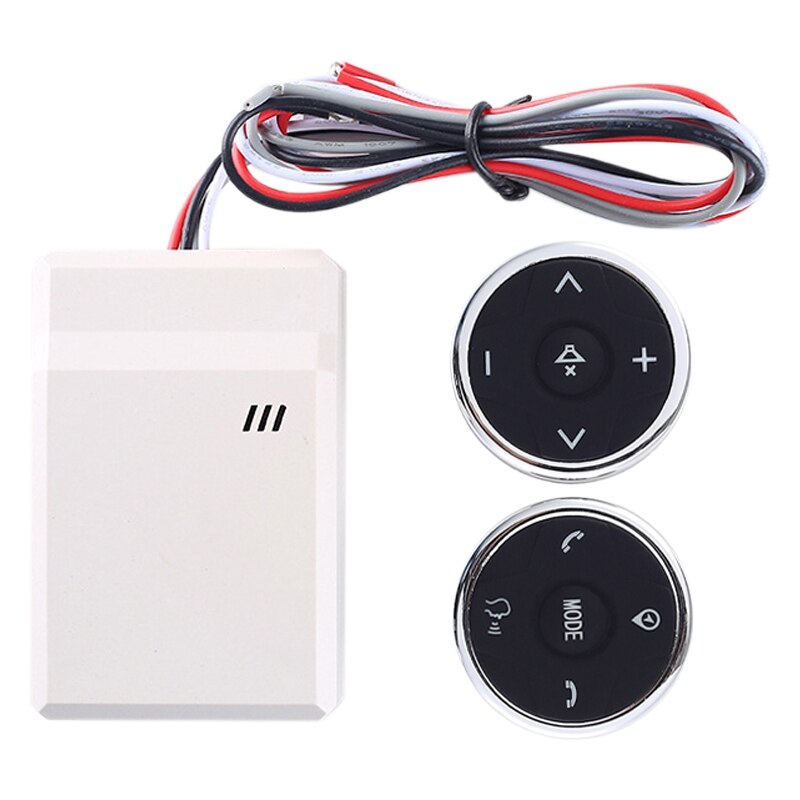 10 Keys Music Wireless Dvd Gps Navigation Radio Buttons Universal Car Steering Wheel Remote Control Panel