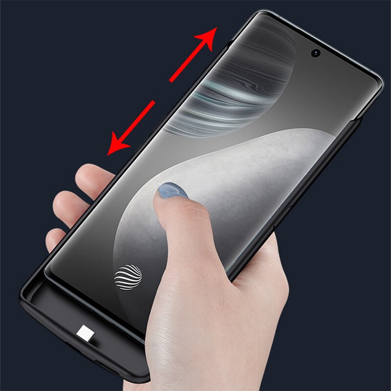 QuLing 6800 Mah para VIVO X60 X60 Pro funda de batería cargador de batería del Banco de potencia para VIVO X60 Pro de la caja de la batería