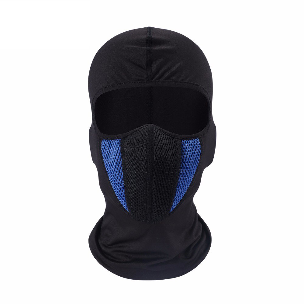 Passamontagna traspirante Moto maschera integrale Moto ciclismo maschera bici casco Motocross cappuccio Moto equitazione collo maschera