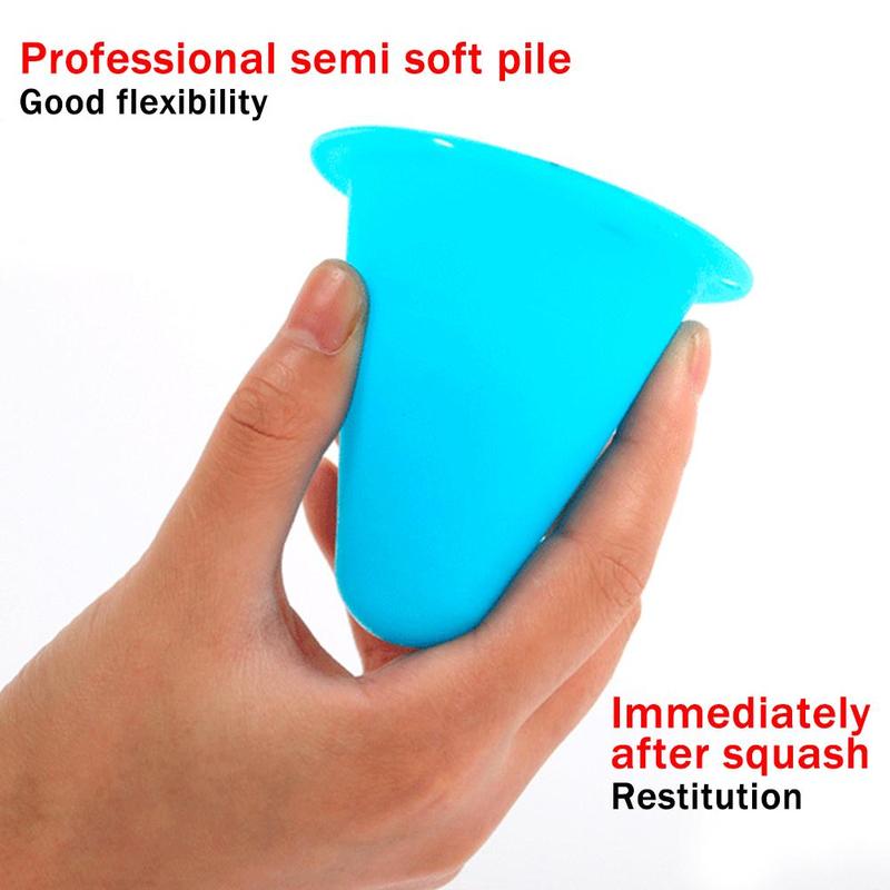 Conos para hacer agilidad de Slalom, 10 piezas, herramientas de cono de patinaje, Entrenamiento de deportes al aire libre, 7,8x7,5 cm, deportes de tráfico H4N8