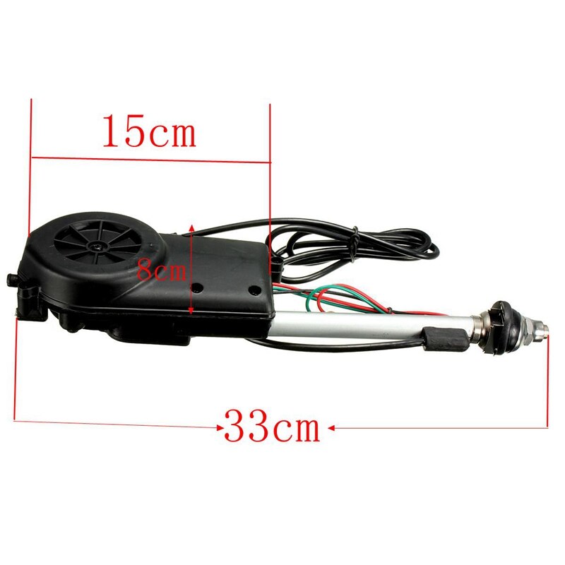 Car Electric Aerial Radio Automatic Booster Power Antenna Kit Car Signal Electric Antenna 12V Exterior Vehicle Aerials