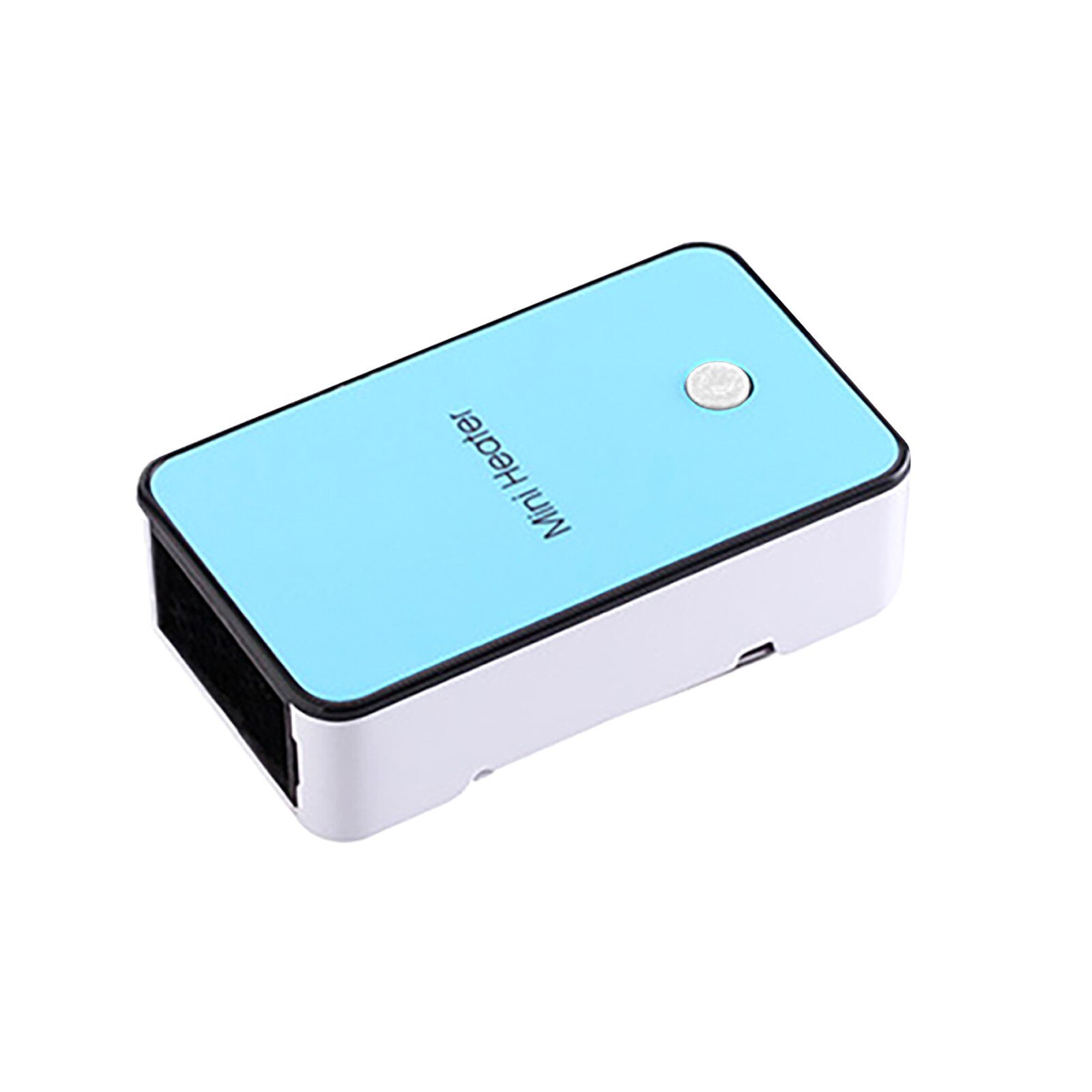 Desktop Mini Heating Air Heater Cartoon Personal Mini Space Heater Fan Portable Electric Home Office Indoor Use: Blue