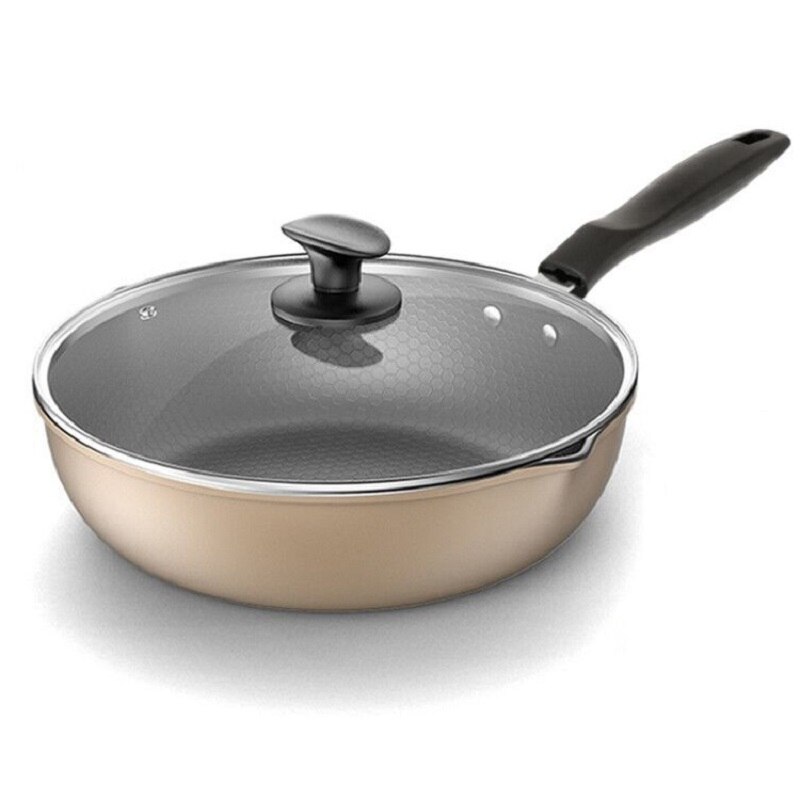 Kitchen Non Stick Cooking Pot Traditional Chinese Wok Stainless Steel Wok Cooking Pan Ollas De Cocina Chinese Cookware