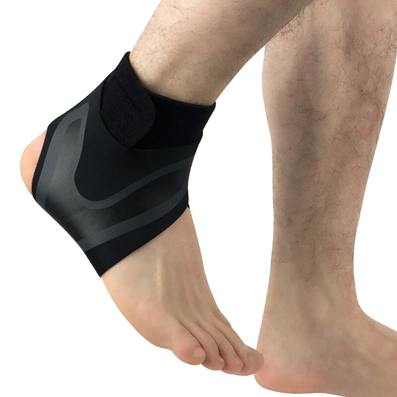 Renfort de soutien de cheville VEQKING, Bandage de pied de Protection d'ajustement libre d'élasticité, bande de garde de forme physique de Sport de prévention d'entorse