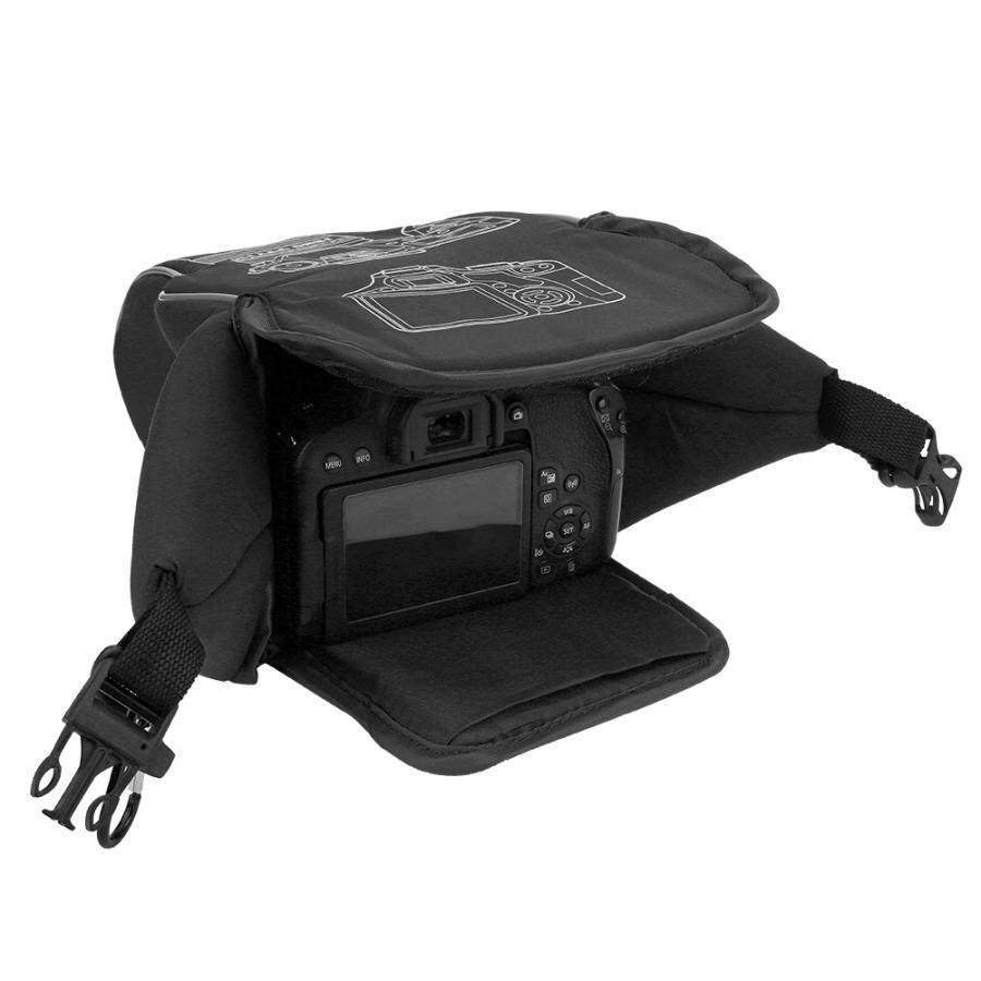 Mochila dslr utendørs nylon vanntett antikollisjonspose til slrs teleobjektiv speilfri kamera sekk appareil foto