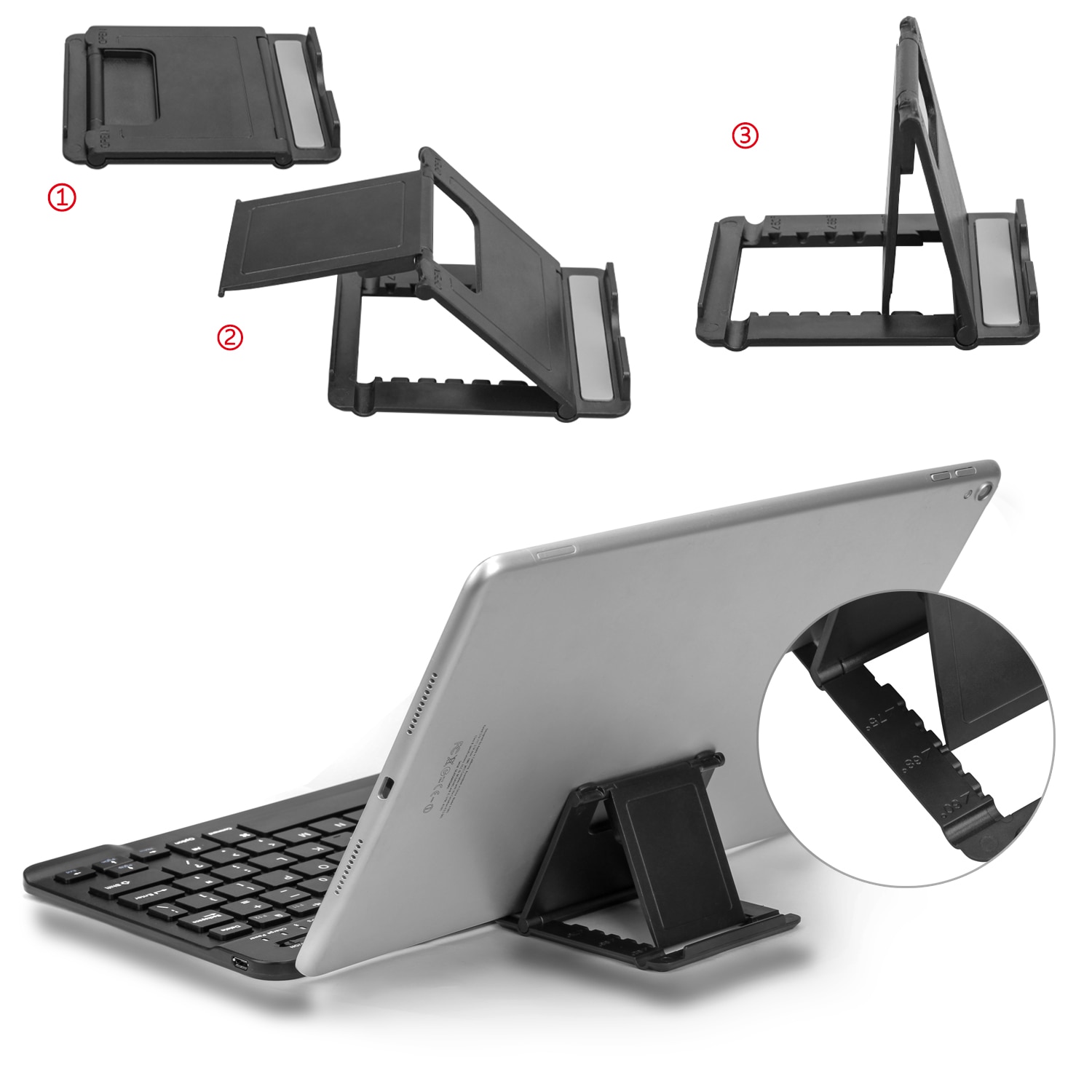 GOOJODOQ 10 "Bluetooth clavier pour iPad Pro 11 12.9 10.5 Air 2 3 Mini 4 pour iPad 10.2 clavier Mini sans fil Teclado