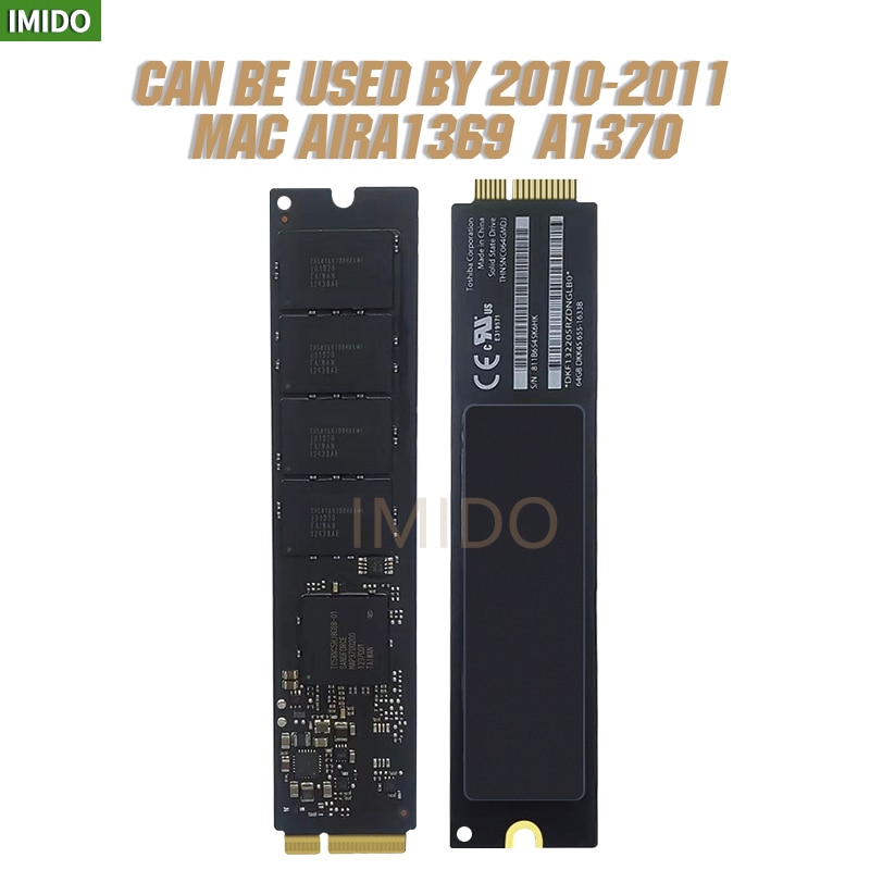 Original Macbook Air A1369 A1370 For year 64GB 128GB 256GB SSD MC503 MC504 MC505 MC 506 MC965 MC966 MC966 MC968 MC969