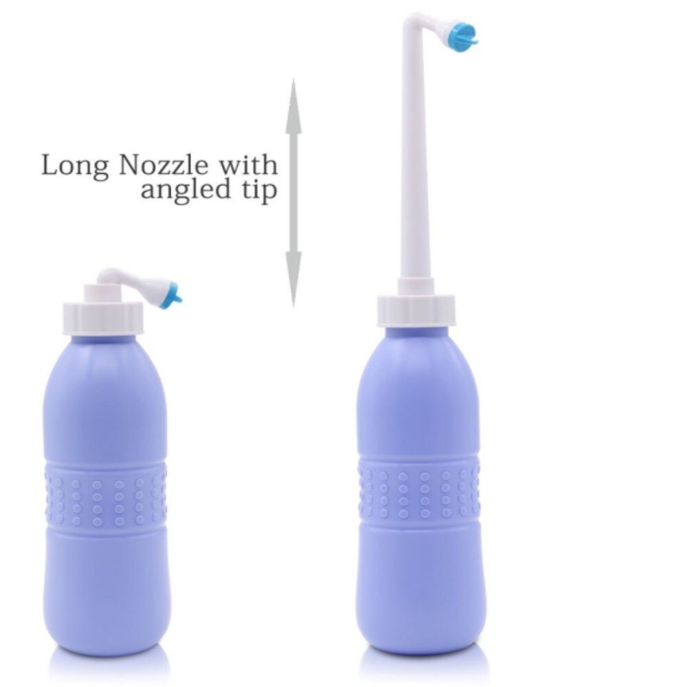 600ML Sprayer Personal Cleaner Hand Held Seat Bidet Tackle Toilet Hygiene Washing Anus&Vaginal Cleaning Portable Toilet Bidet