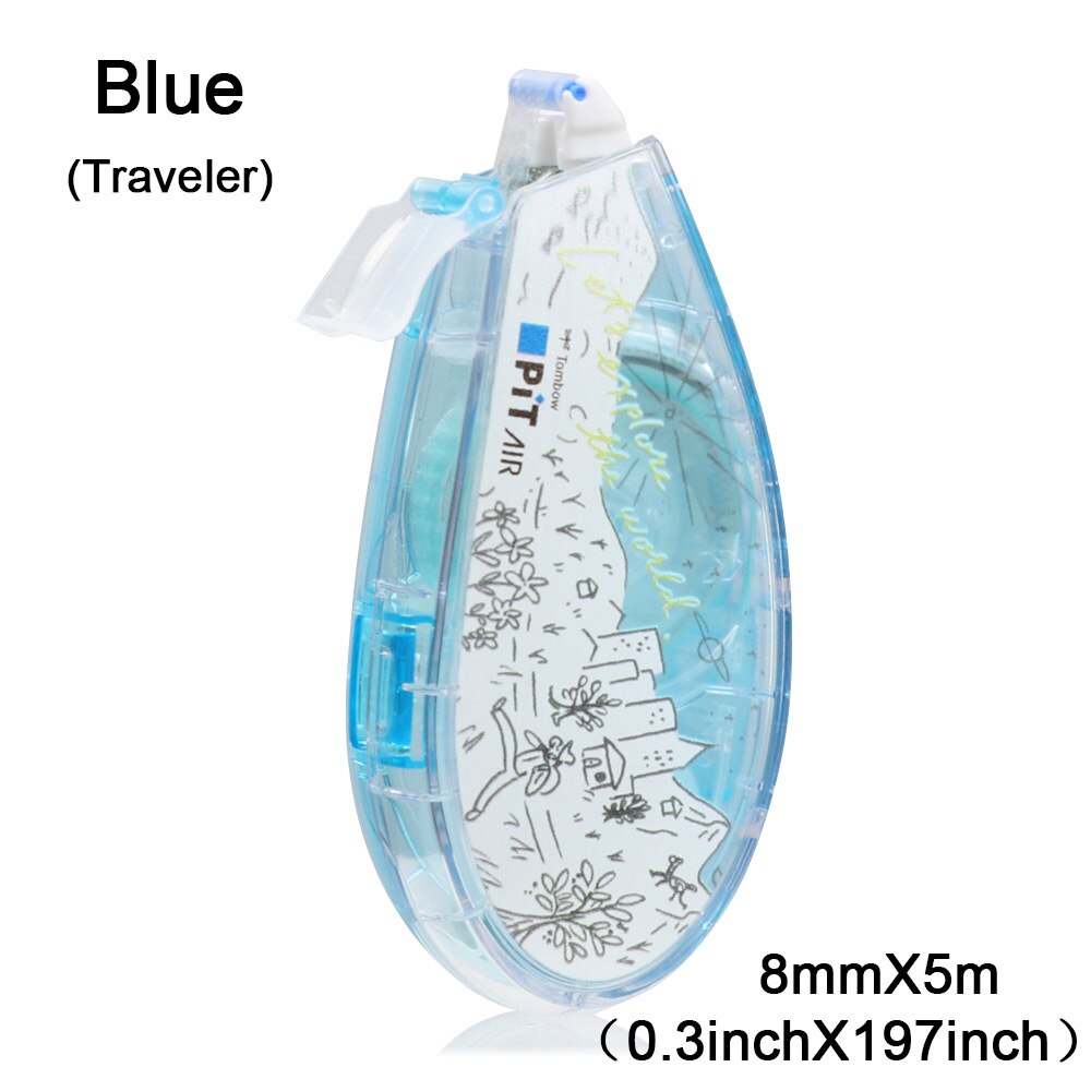 1Pc Dubbelzijdig Adhesive Dots Stok Roller Lijm Tape Dispenser Sticks Scrapbooking Decor Willekeurige Kleur School Office Supply