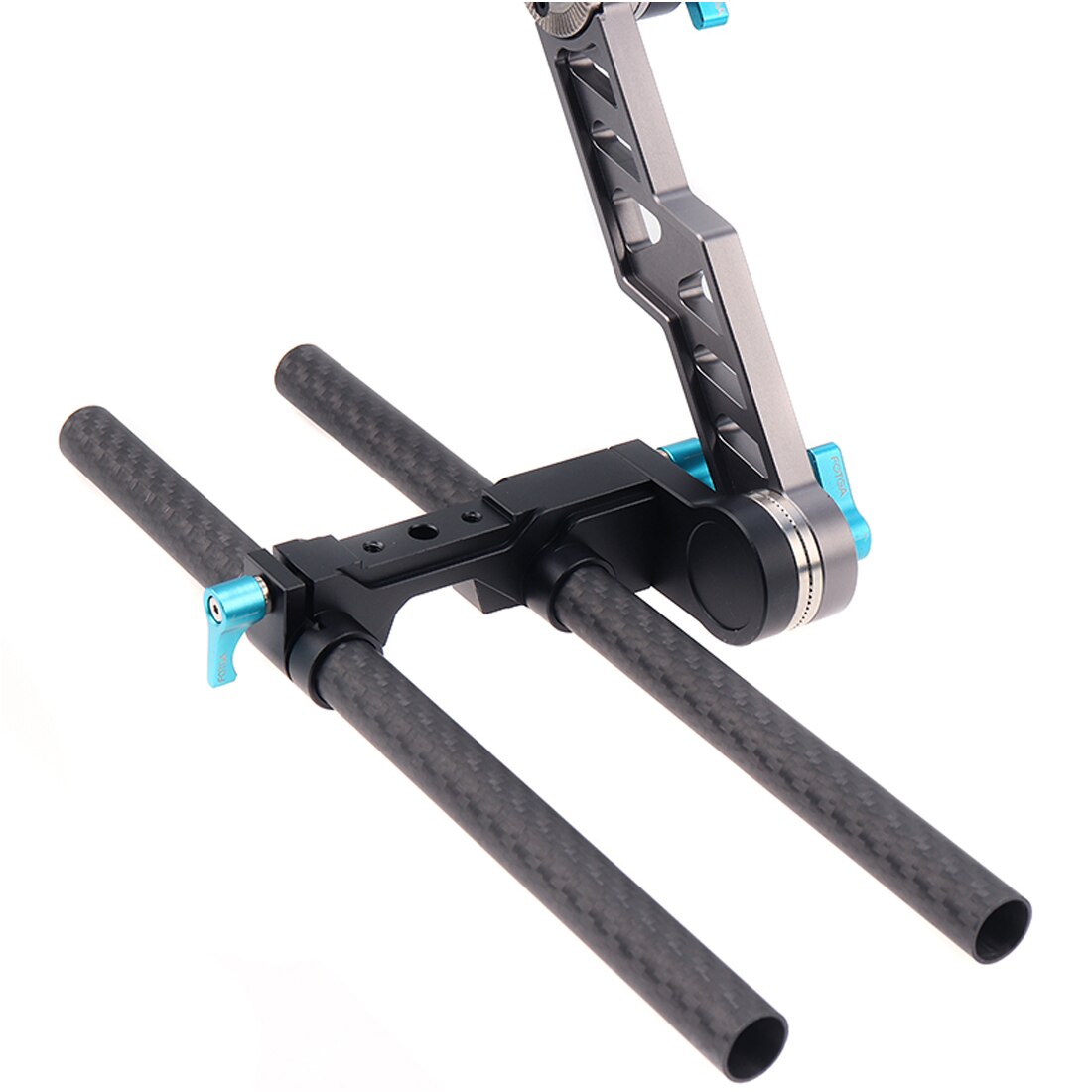 2 tiges en Fiber de carbone, Tubes de 15mm 19mm 6 &quot;8&quot; 10 &quot;12&quot; 16 &quot;pour système de Support de caméra DSLR 5D2, plate-forme, photographie de suivi