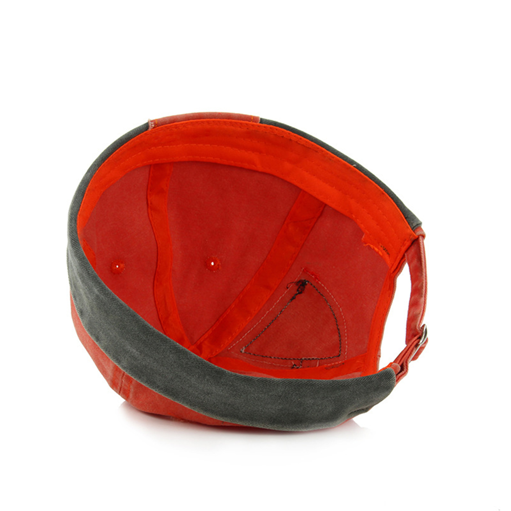 Parche de estilo chino, gorro de Hip Hop Vintage para hombres, gorra ajustable Sin borde con agujeros y personalidad, gorro transpirable para el casero, gorra de marinero