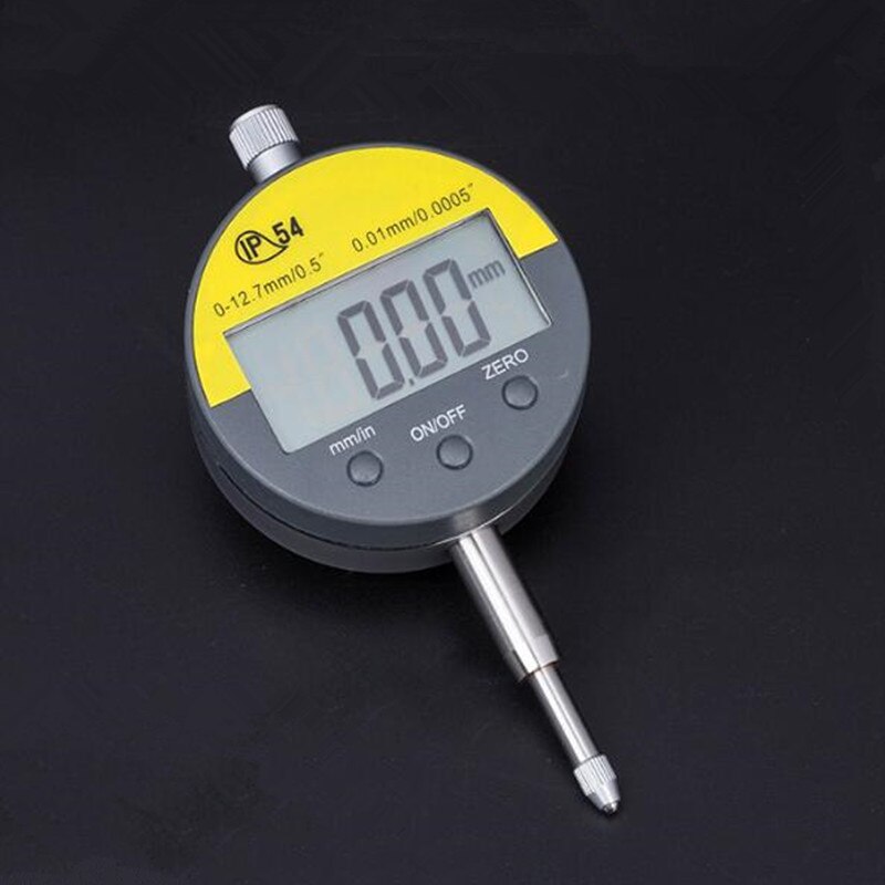 0.01mm Digital Dial Indicator Meter IP54 Oil-proof 12.7mm/0.5" Electronic Micrometer Carbide Tip Precision Gauge