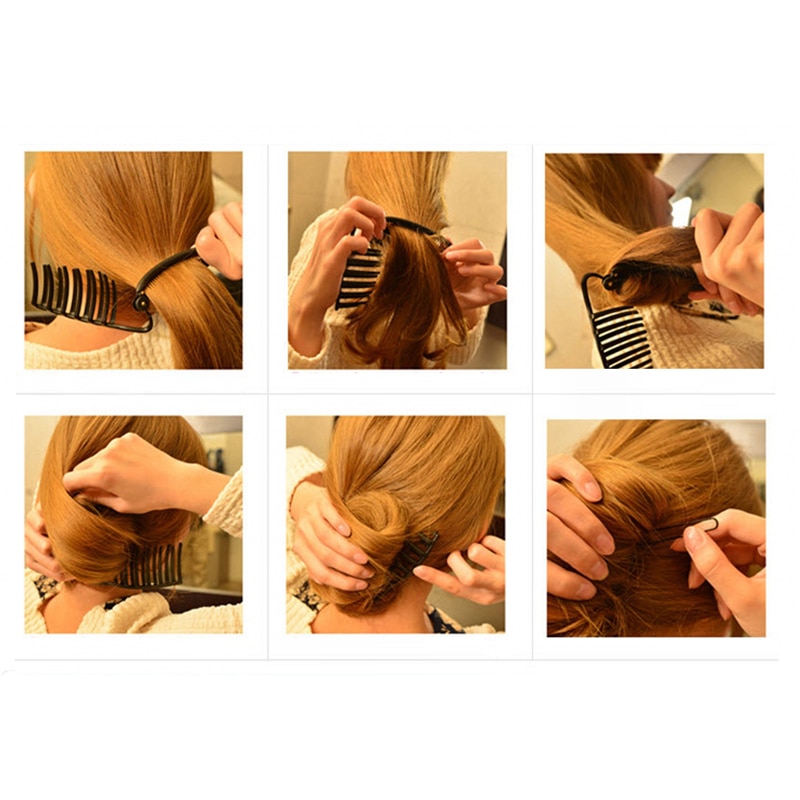 Clip de peinado rápido para mujer, peine de aumento de volumen, moño francés, accesorios para el cabello, herramientas