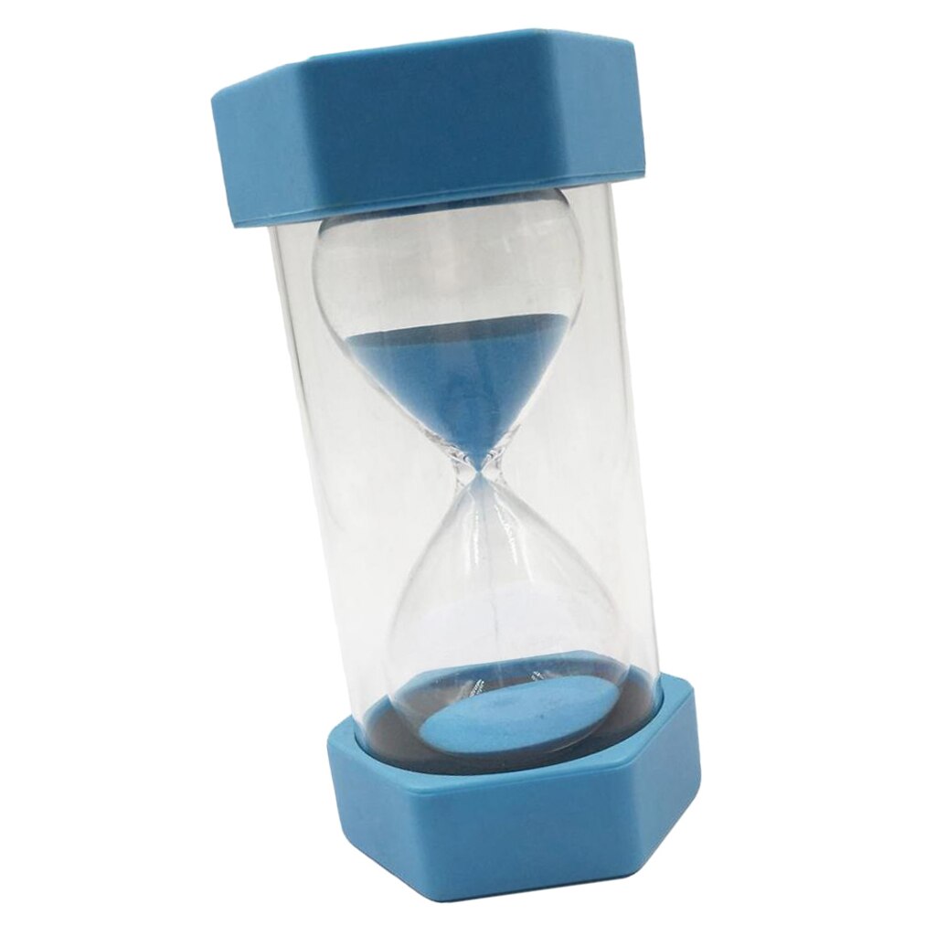 Plastic Sand Glass Clock Tea Timer 1 Minutes -40 Minutes Hourglass Sandglass Kitchen Cooking Yoga Sauna Timer Home Office Decor: 35 Minutes-Sky Blue