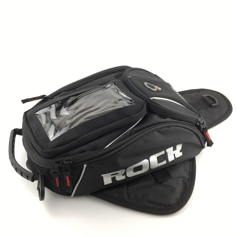 Sac à dos magnétique étanche pour moto, sacoche de selle à bandoulière simple, étui de téléphone avec housse de pluie