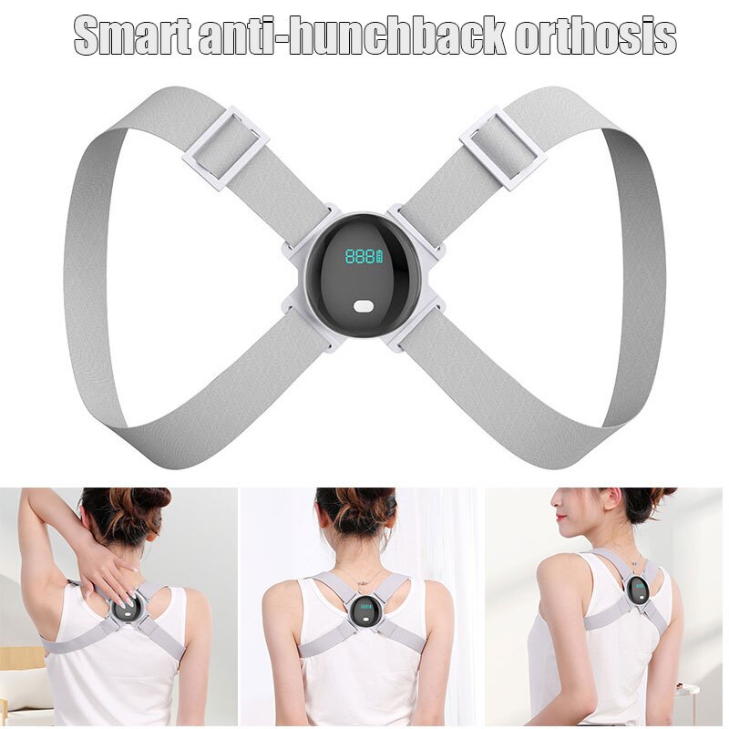 Smart Orthosis for Children Student Sitting Posture Reminder Device Back Posture Correction Belt Anti-Hunch back N66